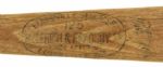 1950-60 Chuck Klein H&B Louisville Slugger Professional Model Bat (MEARS Authentic)