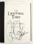 2005 Rick Riordan Signed The Lightning Thief Hardcover Book (MEARS LOA)