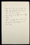 Skeeter Davis Hand Written Lyrics To Songs 