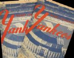 1957 New York Yankees Yankee Stadium Chicago White Sox Washington Senators Programs - Lot of 2