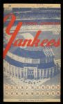 1957 New York Yankees Yankee Stadium Chicago White Sox Washington Senators Programs - Lot of 2