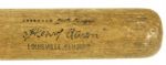 1950s Henry Aaron Milwaukee Braves 32 Hillerich & Bradsby Little League Bat