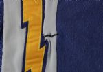 1960s #63 Jersey Styled After The San Diego Chargers With Lightning Bolt Shoulders