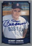 1980s Baseball Greats Signed Card - Lot of 4 Luke Appling Lou Boudreau George Kell Bobby Doerr - JSA 