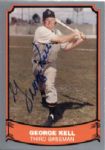 1980s Baseball Greats Signed Card - Lot of 4 Luke Appling Lou Boudreau George Kell Bobby Doerr - JSA 