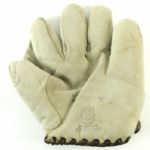 1919 circa Chick Galloway Philadephia Athletics Extremely Rare NRMT Reach White Buckskin Signature Model Baseball Glove w/ Full Web (MEARS LOA)