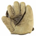 1910-20 circa Reach White Buckskin Baseball Glove w/ ½” Web (MEARS LOA)