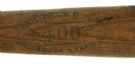 1923-29 Bill Terry New York Giants Zinn Beck 400 Professional Model Game Used Bat (MEARS Authentic)