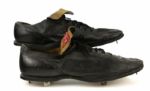 1960s Joe Gibbon Pittsburgh Pirates Game Worn Cleats - Originally Sourced from Gibbon (MEARS Auction LOA)