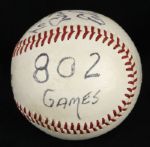 1968 Elroy Face Pittsburgh Pirates ONL (Giles) Baseball - Trophy Ball (JSA)