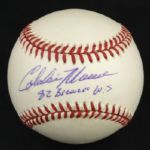 1982 Charlie Moore Milwaukee Brewers Signed OAL Budig Baseball - JSA