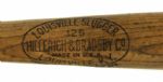 1926-30 Hack Wilson Chicago Cubs H&B Louisville Slugger Professional Model Game Used Bat – Discovered in Chicago Basement w/ Documented Tape Pattern (MEARS A9)