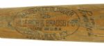 1955 Ted Kluszewski Cincinnati Reds H&B Louisville Slugger Professional Model Game Used Bat - Obtained at Wrigley Field (MEARS A6) 