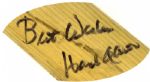 1976 Hank Aaron Milwaukee Brewers H&B Louisville Slugger Professional Model Bicentennial Game Used Bat w/ Vintage Autograph (MEARS A9) “One of Hammer's Very Last Bats”