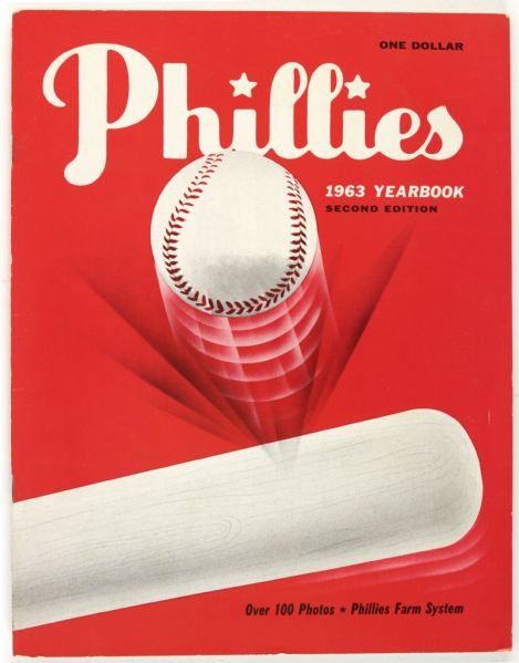 1963-68 Philadelphia Phillies Team Yearbooks - Lot of 7