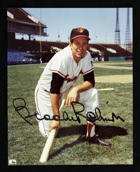 1992 Brooks Robinson Baltimore Orioles Signed Photos & Comic Book - Lot of 3 Items (JSA)