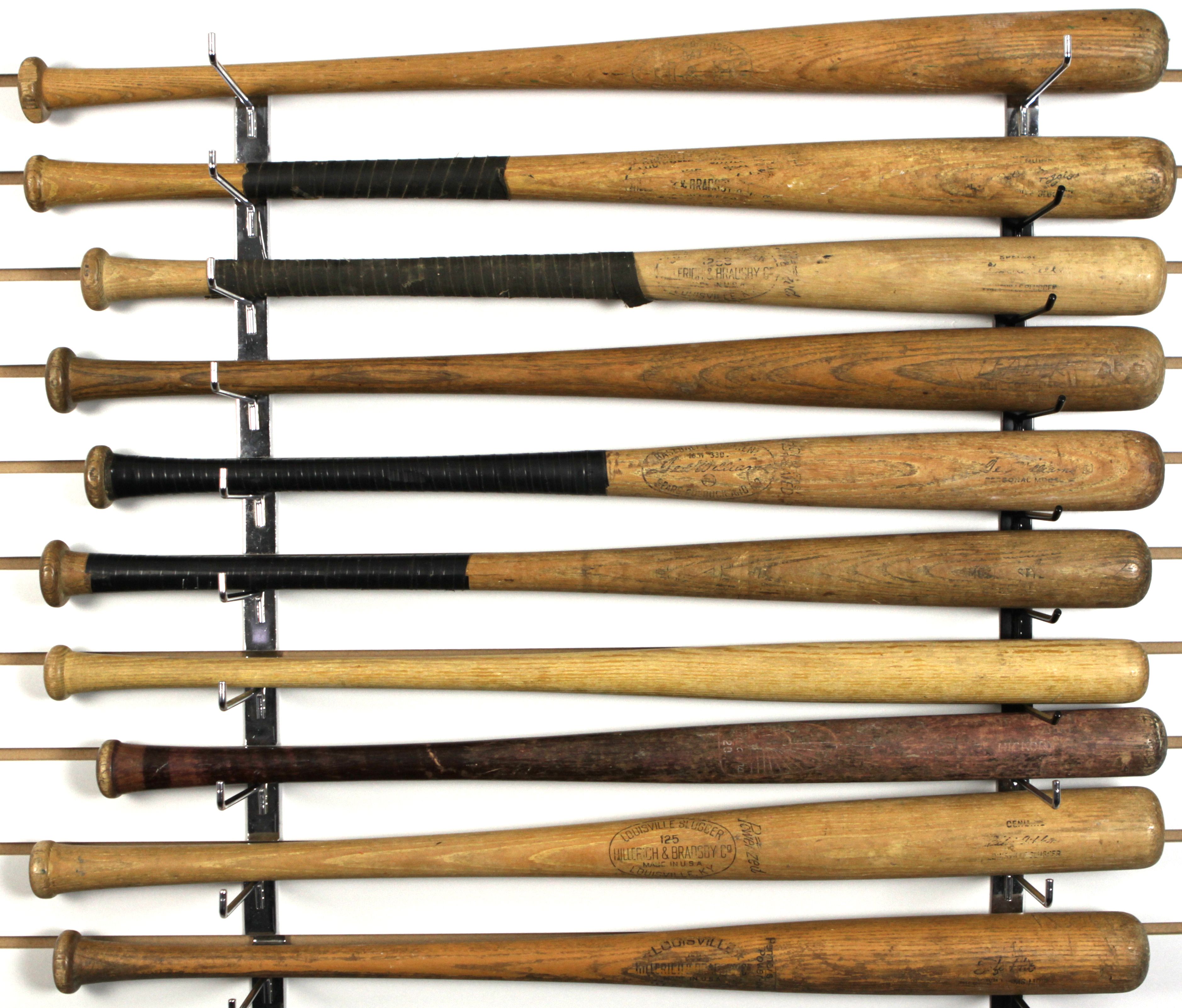 Lot Detail 1940's80's Store Model Little League Softball Bats w