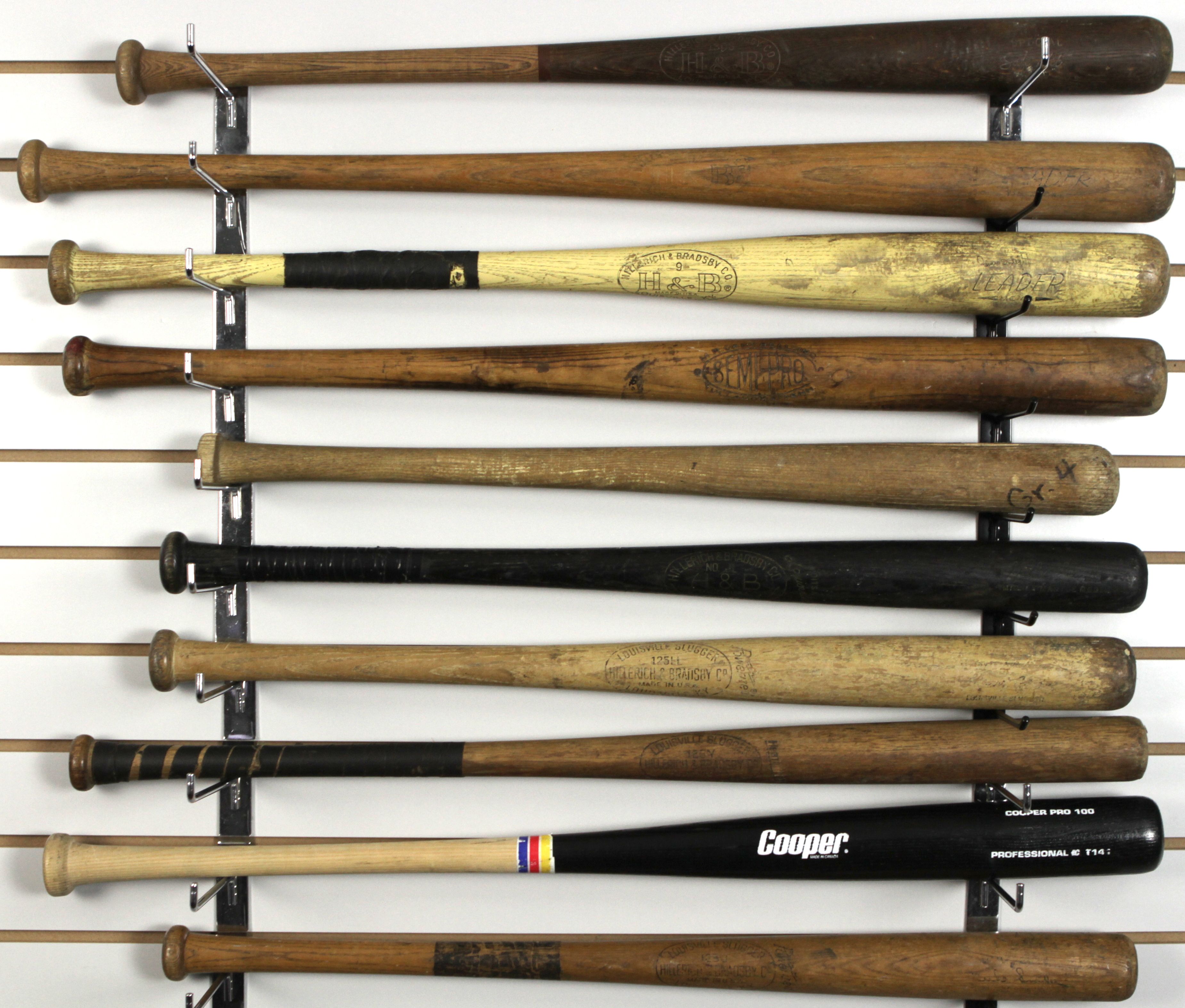 Lot Detail 1940's80's Store Model Little League Softball Bats w