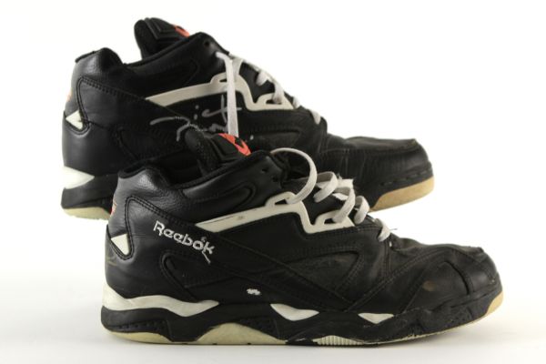 1992-97 Rick Fox Boston Celtics Signed Reebok Pump Game Worn Shoes - JSA/MEARS LOA (Ed Borash Collection)