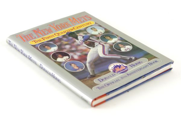 1987 New York Mets The First Quarter Century Book w/ Over 100 Signatures Including Ryan, Mays, Seaver, Carter, Hernandez, Cone, Murray, Torre & More (MEARS LOA)                         