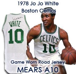 1978 Jo Jo White Boston Celtics Pre Season Game Worn Autographed Road Jersey “Final Season as a Celtic” – MEARS A10/JSA (Ed Borash Collection)
