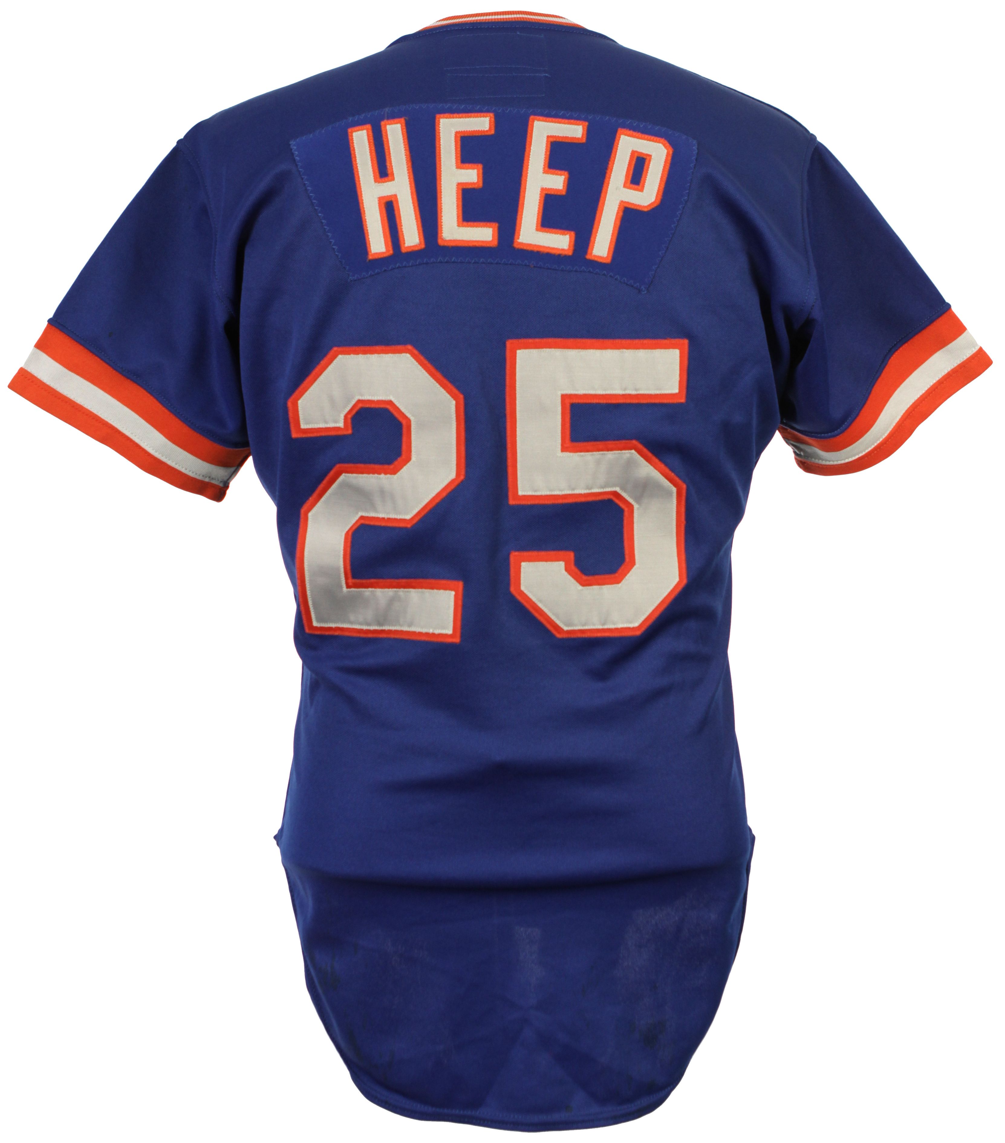 Lot Detail - 1983 Danny Heep New York Mets Game Worn Alternate Blue Jersey  (MEARS LOA)