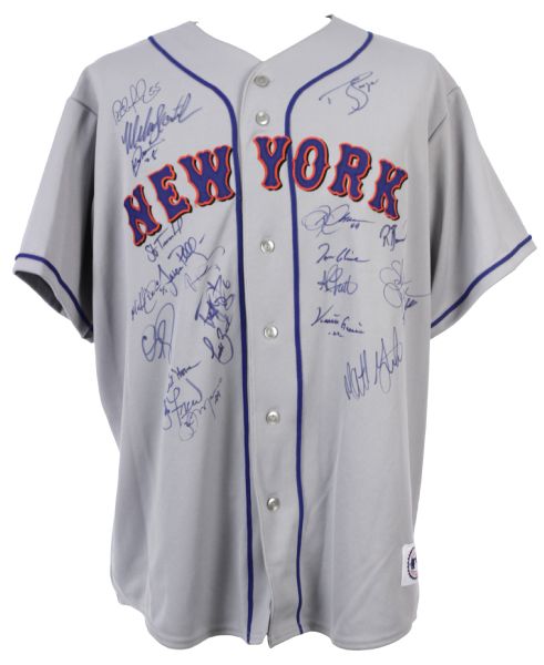 2000s circa New York Mets Team Signed Store Model Jersey Collection - Lot of 3 (JSA)