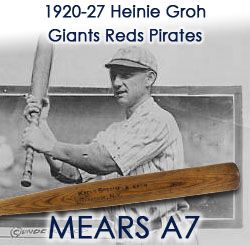 1920-27 Heinie Groh Giants/Reds/Pirates Krens Special Professional Model Game Used Bottle Bat (MEARS A6)