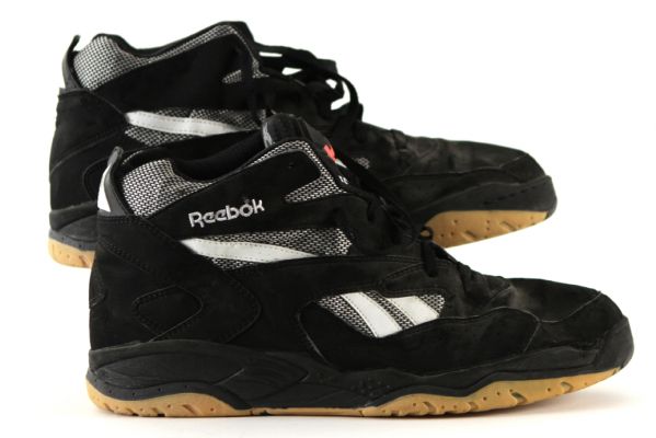 1991-97 Rick Fox Boston Celtics Game Worn Reebok Pump Shoes - MEARS LOA (Ed Borash Collection)