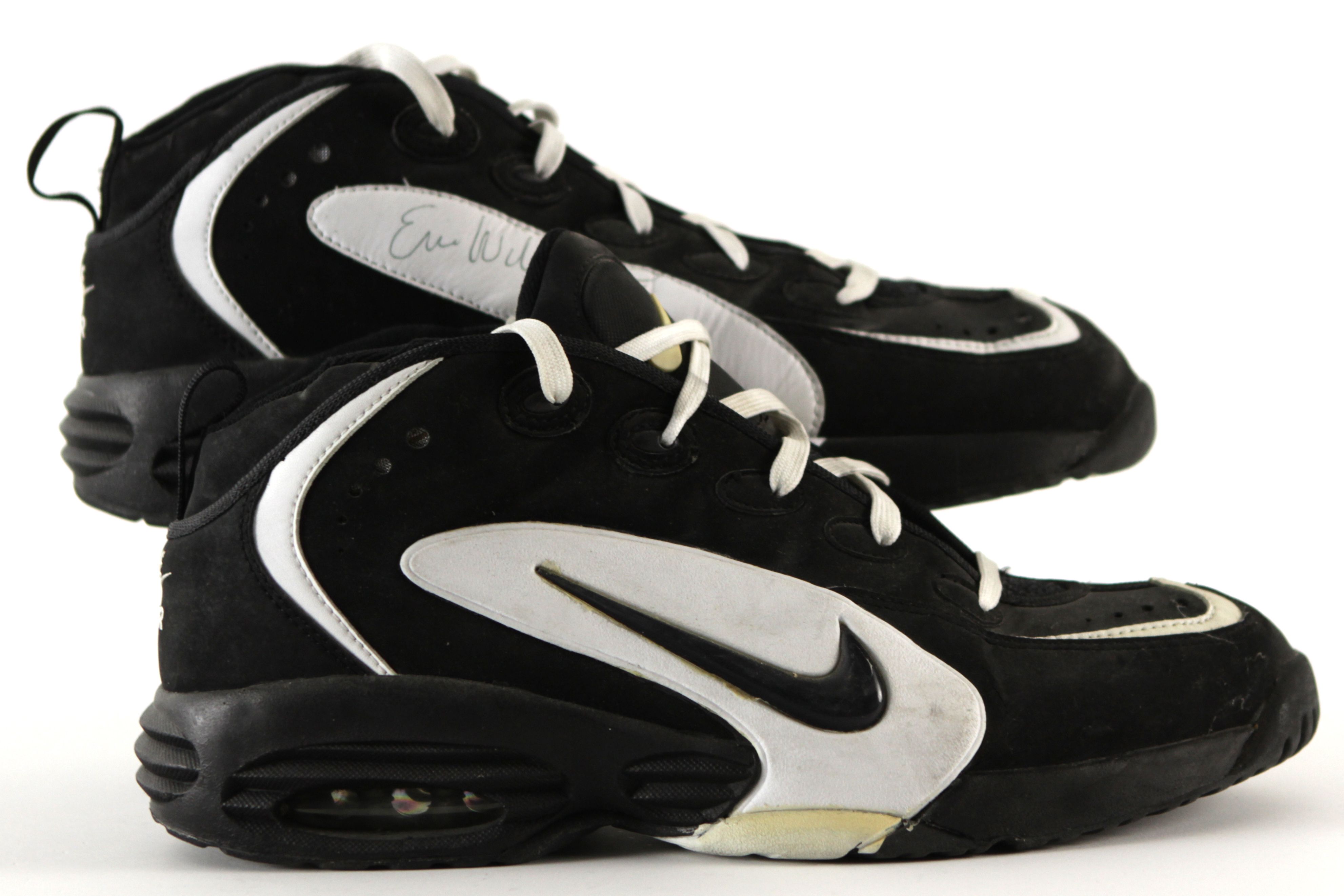 Lot Detail 1995 97 Eric Williams Boston Celtics Signed Game Worn Nike Air Shoes MEARS LOA Ed Borash Collection