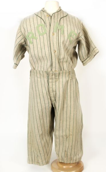 1915-25 Rome Flannel Baseball Uniform 