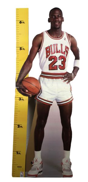 1987 Michael Jordan Chicago Bulls 78" Stand Up Display