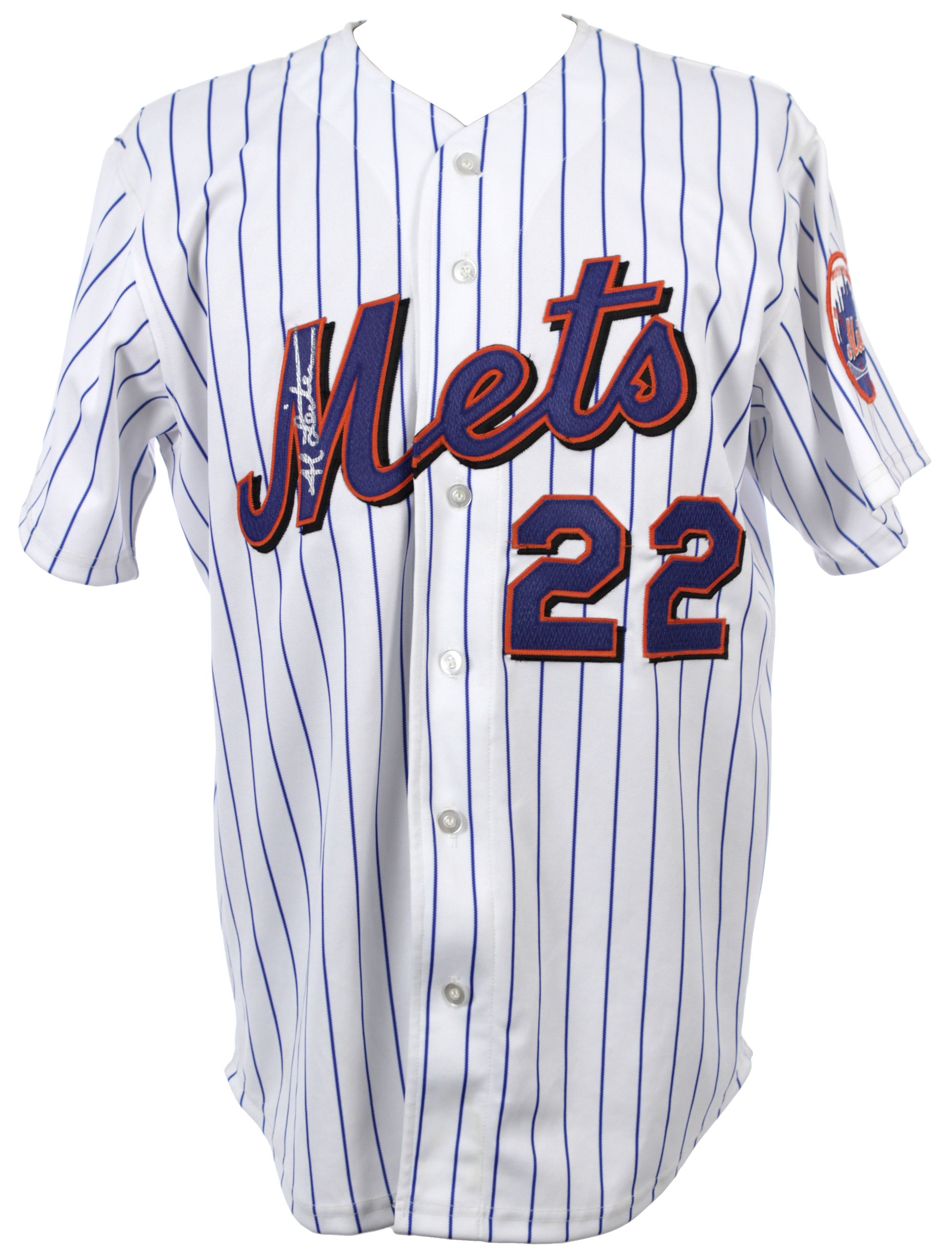 2001 Al Leiter New York Mets Game-Used Black Alternate Jersey