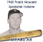 1960 Frank Howard Spokane Indians H&B Louisville Slugger Professional Model Game Used Bat (MEARS A8)