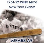 1954-59 Willie Mays New York/S.F. Giants H&B Louisville Slugger Professional Model Game Used Bat (MEARS A9)