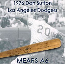 1976 Don Sutton Los Angeles Dodgers Bicentennial H&B Louisville Slugger Professional Model Game Used Bat (MEARS A6)