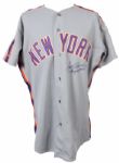 1991 Tom Seaver Signed Terry Bross New York Mets Game Worn Road Jersey (MEARS LOA/JSA)