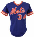 1983 Junior Ortiz New York Mets Game Worn Alternate Jersey (MEARS LOA)