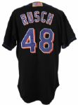 2001 Glendon Rusch New York Mets Signed Game Worn Alternate Jersey (MEARS LOA)