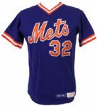 1986 Rick Anderson New York Mets Signed Game Worn Batting Practice Jersey (MEARS LOA/JSA)