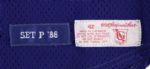 1986 Rick Anderson New York Mets Signed Game Worn Batting Practice Jersey (MEARS LOA/JSA)