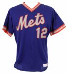 1986 circa Ron Darling New York Mets Game Worn Batting Practice Jersey (MEARS LOA)