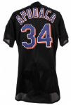 1997-98 Bob Apodaca New York Mets Signed Game Worn Batting Practice Jersey (MEARS LOA)