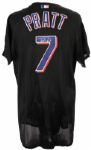 1998 Todd Pratt New York Mets Signed Game Worn Batting Practice Jersey (MEARS LOA)