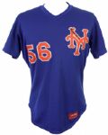 1982 Bill Monbouquette New York Mets Signed Game Worn Batting Practice Jersey (MEARS LOA)