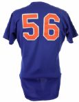 1982 Bill Monbouquette New York Mets Signed Game Worn Batting Practice Jersey (MEARS LOA)