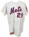 1973-76 New York Mets #29 Game Worn Home Jersey (MEARS LOA)