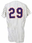 1973-76 New York Mets #29 Game Worn Home Jersey (MEARS LOA)