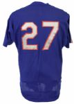 1987 Randy Milligan New York Mets Game Worn Batting Practice Jersey (MEARS LOA)
