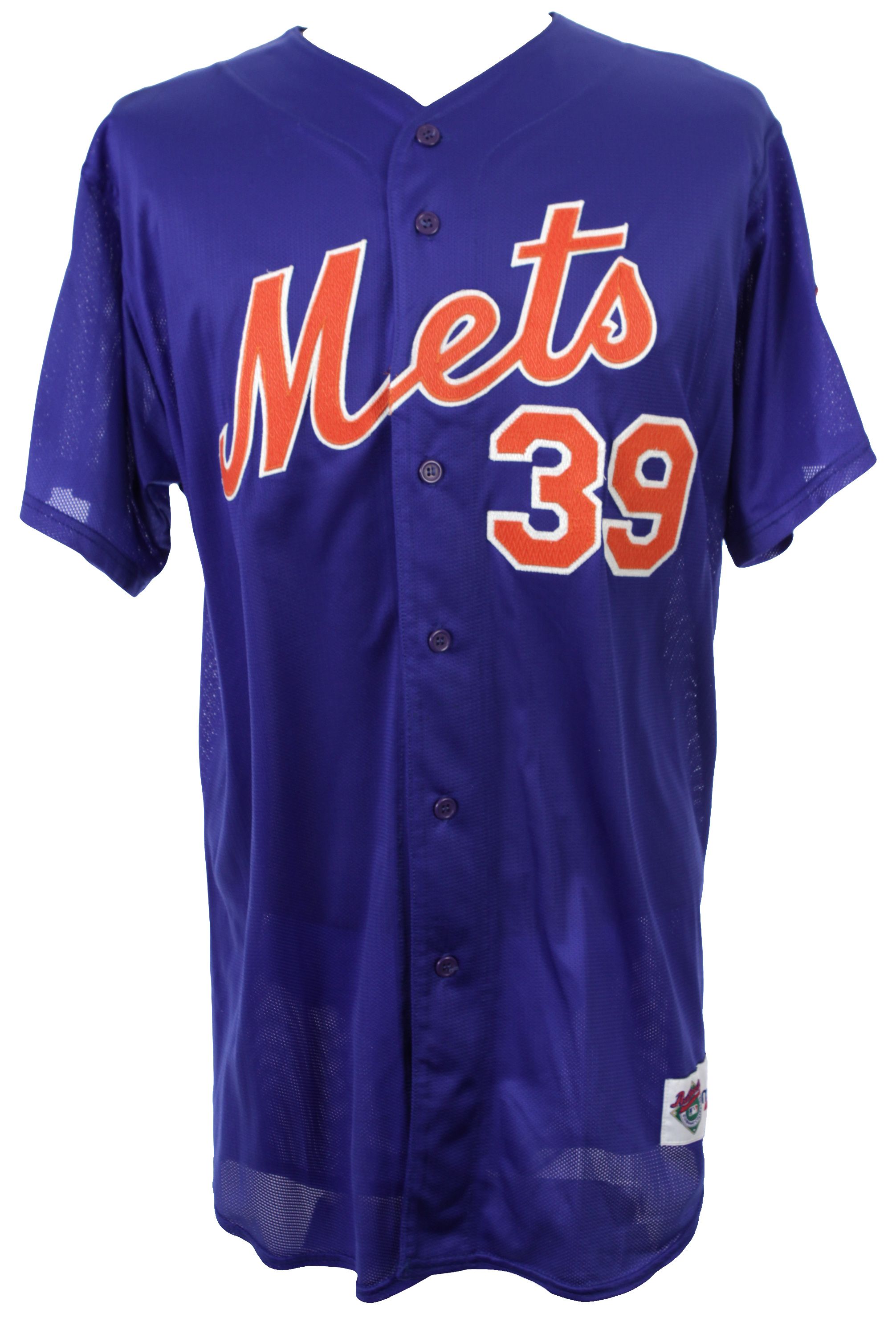 Lot Detail - 1998 Benny Agbayani New York Mets Game Worn Batting Practice  Jersey (MEARS LOA)